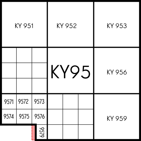 Detailed rendering of KY95